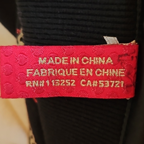 VTG APPLE BOTTOMS Black Moto Style Sequin Logo Zipper Jacket - Picture 12 of 13